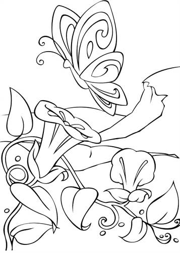 Kidsnfun.com  21 coloring pages of Barbie FairyTopia